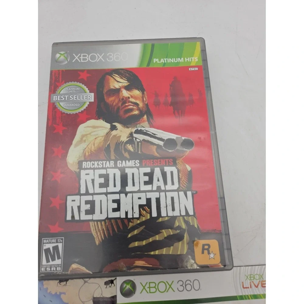 Red Dead Redemption Platinum Hits (Xbox 360) w/ Manual CIB - Tested Working